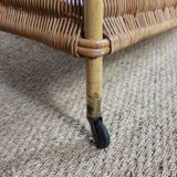 Rattan bed