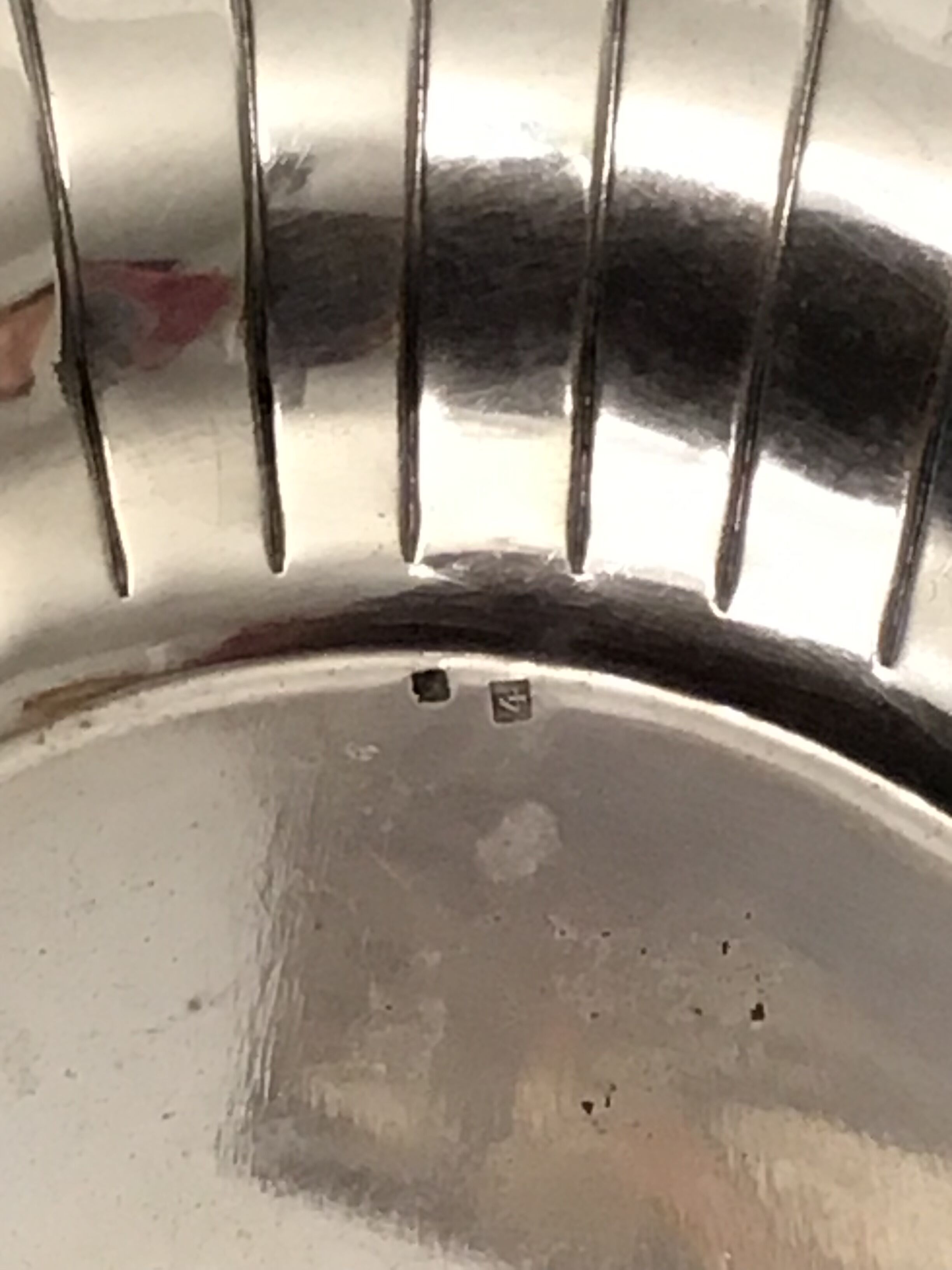 Dish and collect silver art deco crumbs