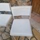 Vintage faux leather chairs