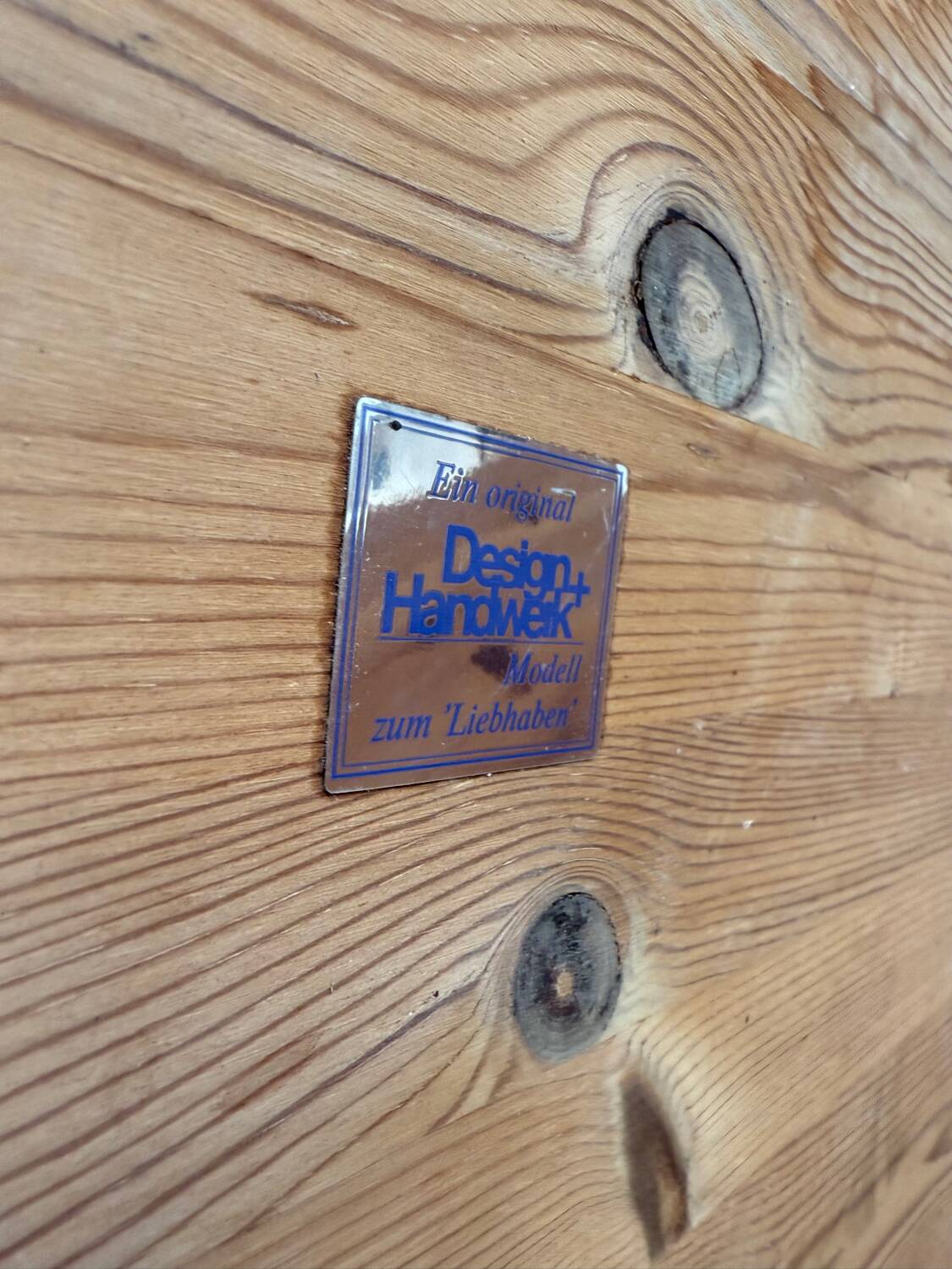 Antique solid pine table, Scandinavian design Rainer Daumiller, 70s