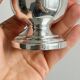 Mustard pot, sugar bowl in silver-plated metal