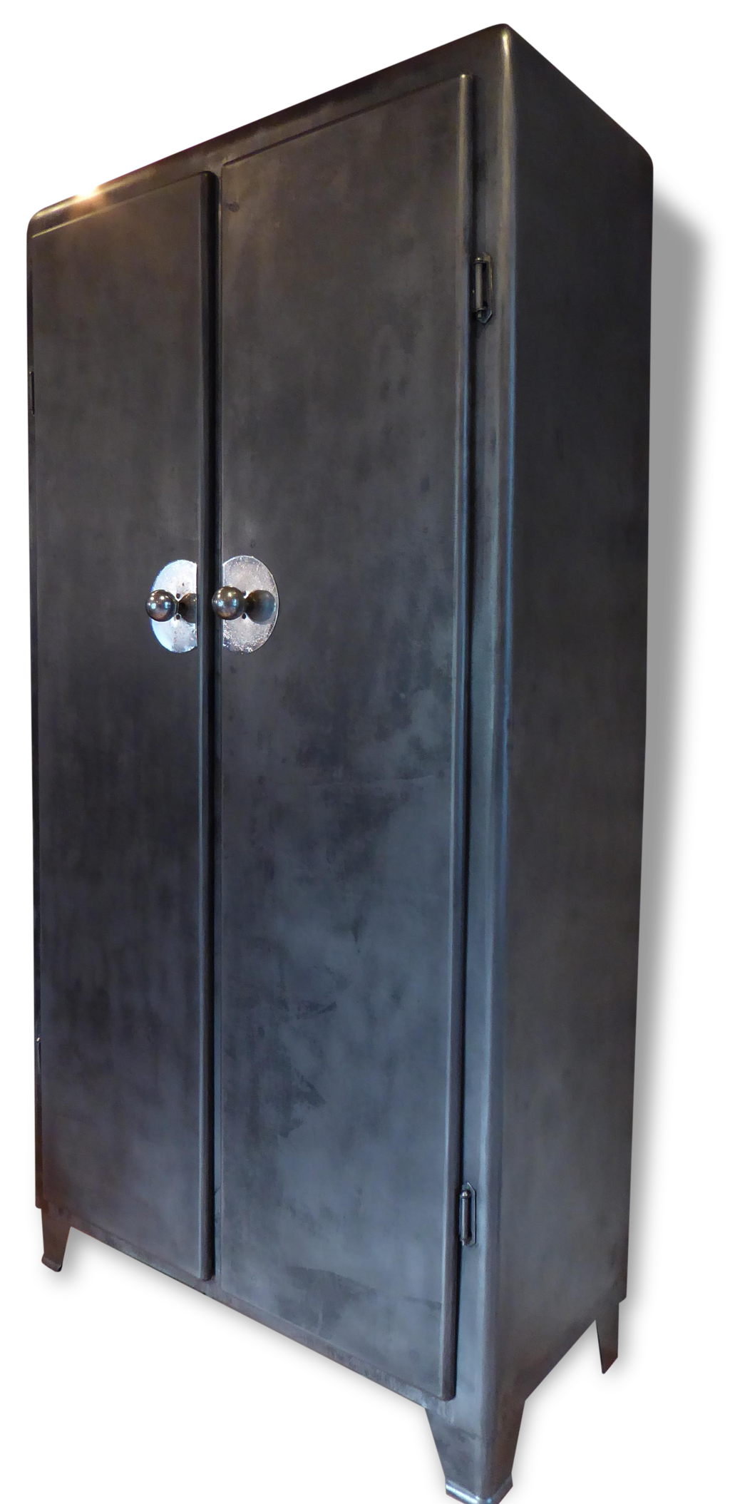 Armoire métal an 50' industrielle vintage cuisine Selency