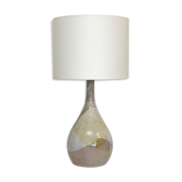 Large ceramic lamp, French work, 60s