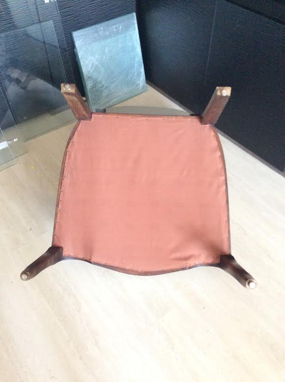 Old voltaire armchair