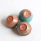Trio of miniature soliflore vases Antonio Lampecco