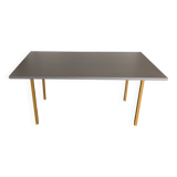 Hay two-tone dining table l160 ochre/light grey