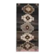 1970s Turkish Hand-Knotted Wool Cotton Brown Runner Rug 149x320