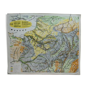 Ancienne carte scolaire Colin varon