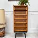 Chiffonnier vintage en rotin