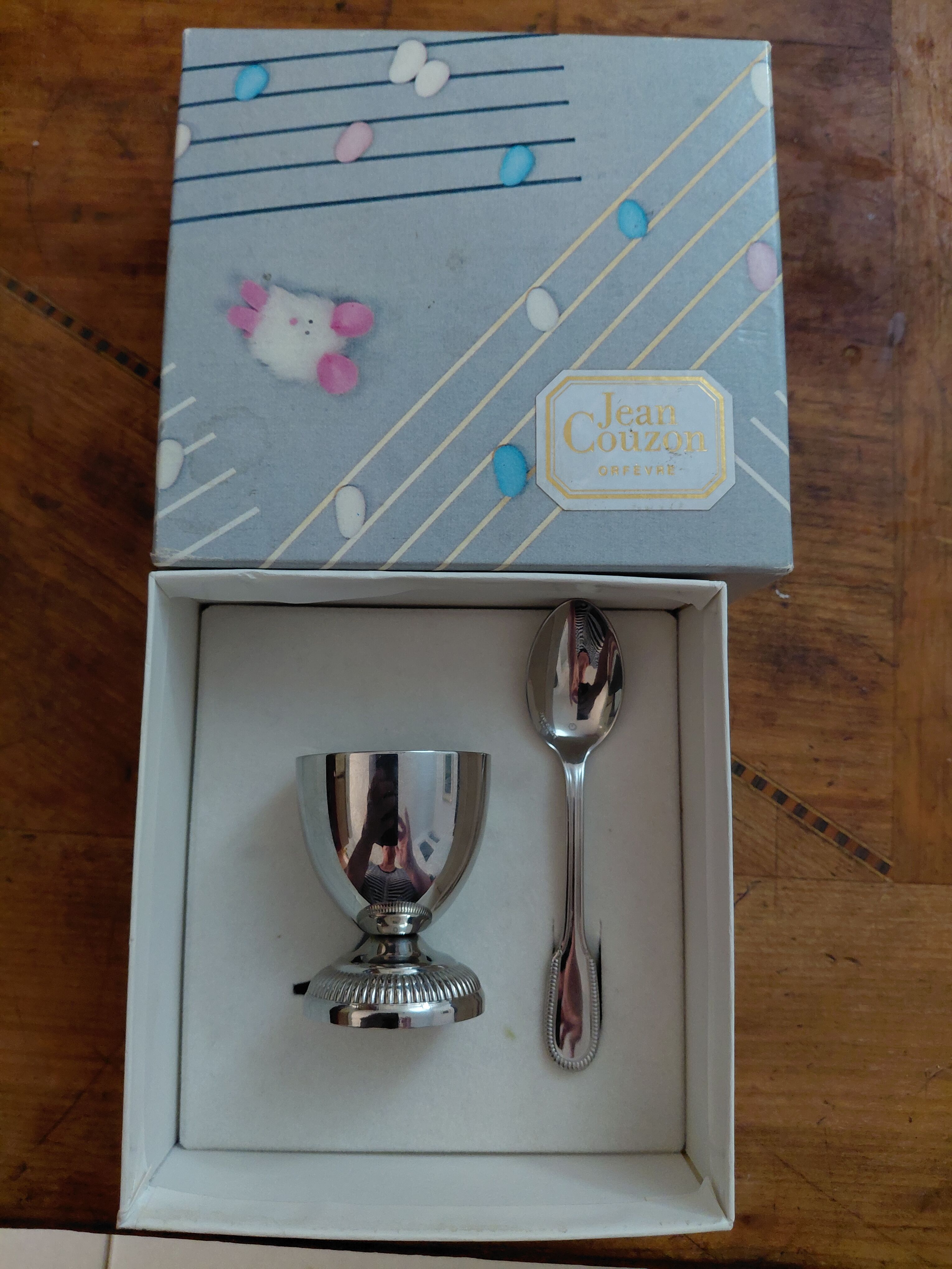 Egg cup and its spoon Jean Couzon