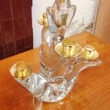 Schneider crystal candlestick - 4 light arms.