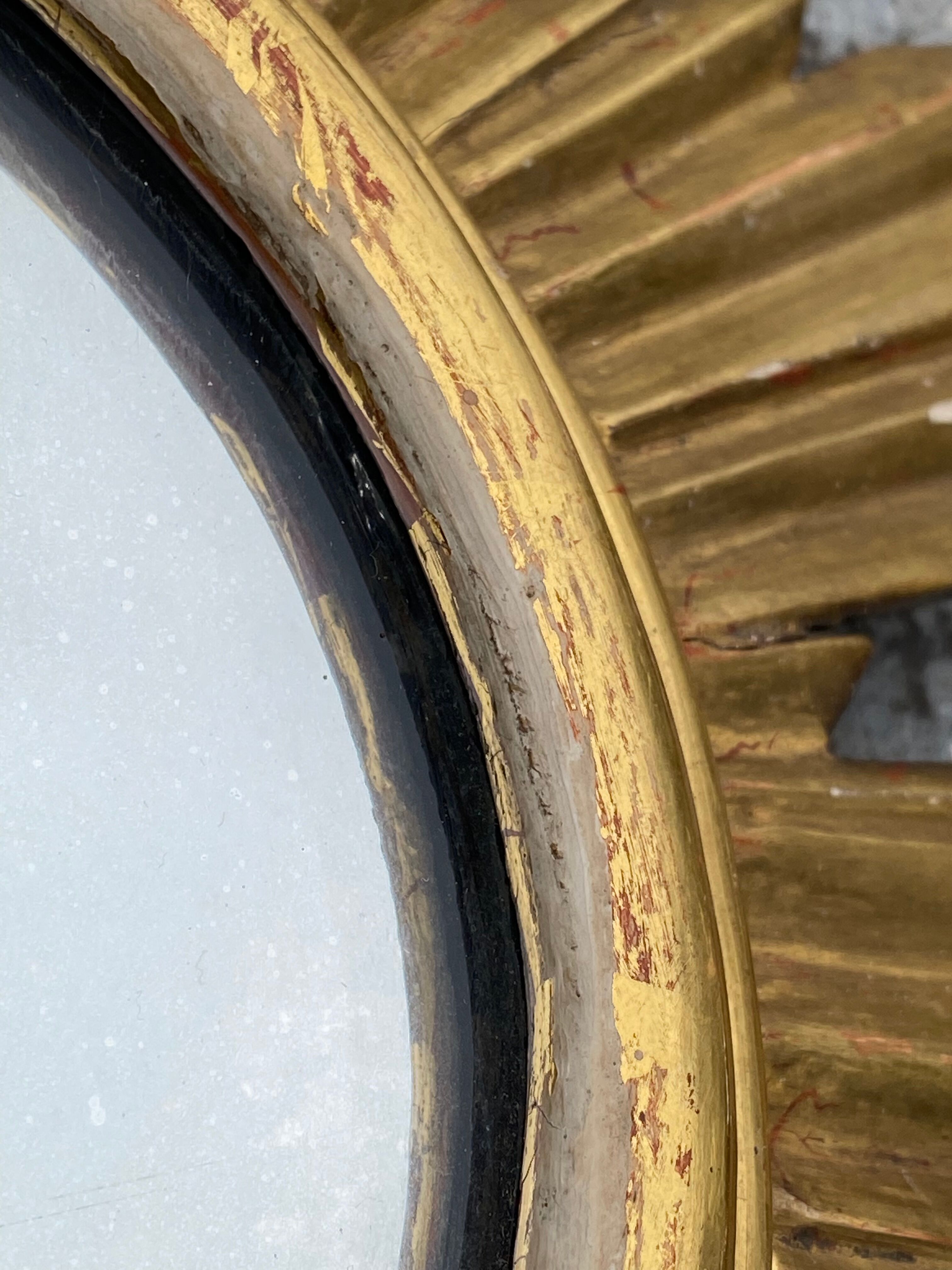 Genuine antique sun mirror