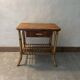Rattan bedside table