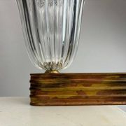 Murano Glass Wall Lamps attributed to Ercole Barovier, Italy, 1940s, Set of 4