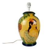 Large ceramic table lamp signed L. Drimmer – 1950s/60s