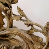 Louis XV style mirror in wood and gilded stucco, Napoleon III period