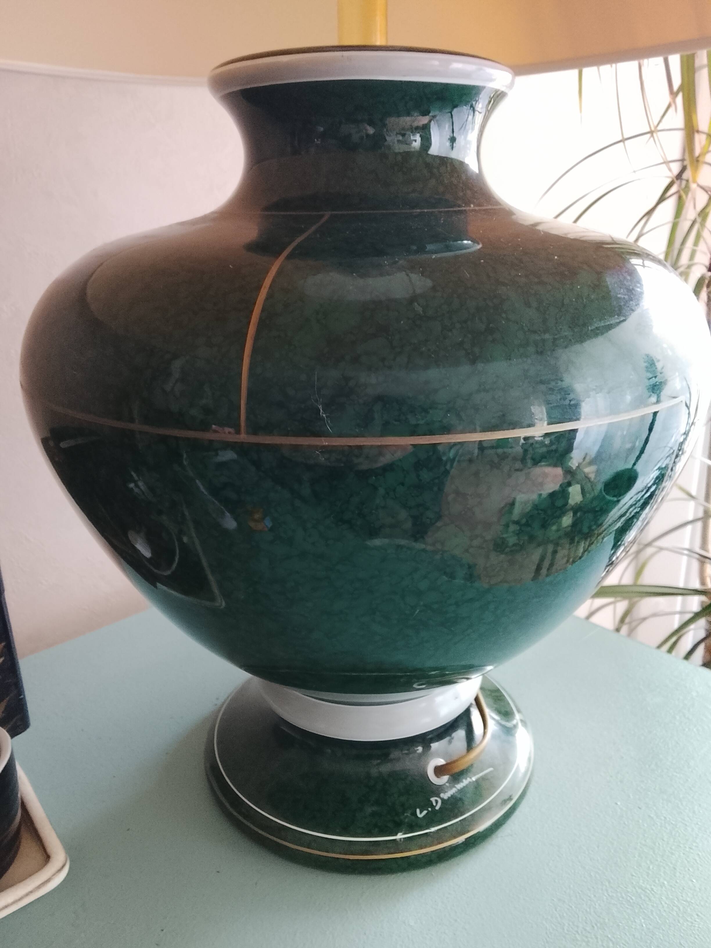 Signed table lamp