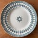 6 antique flat plates in earthenware from Saint-Amand (Nord)