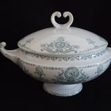 Soupière legumier Luneville, Keller et Guerin, modèle Lutzen