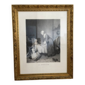 Chardin Le Bénédicité Chalcographie Louvre