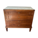Commode Art deco dessus marbre veiné vert