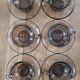 6 cups and saucers in Arcoroc BP glass