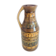 Polychrome ceramic soliflore vase by Bay Keramik / vintage 60s-70s