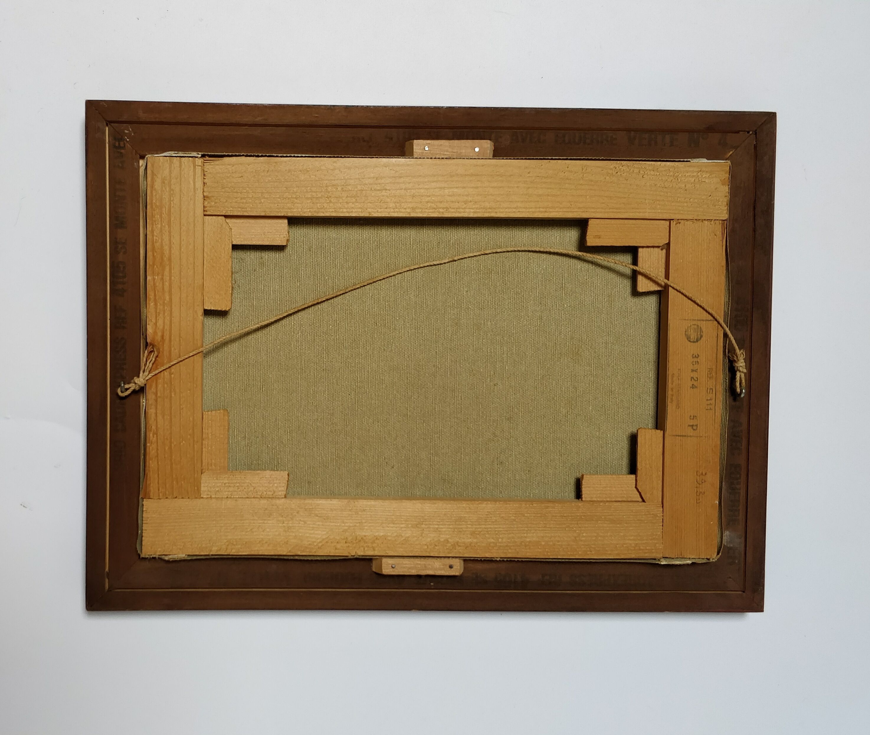 Naïve painting the Angelus