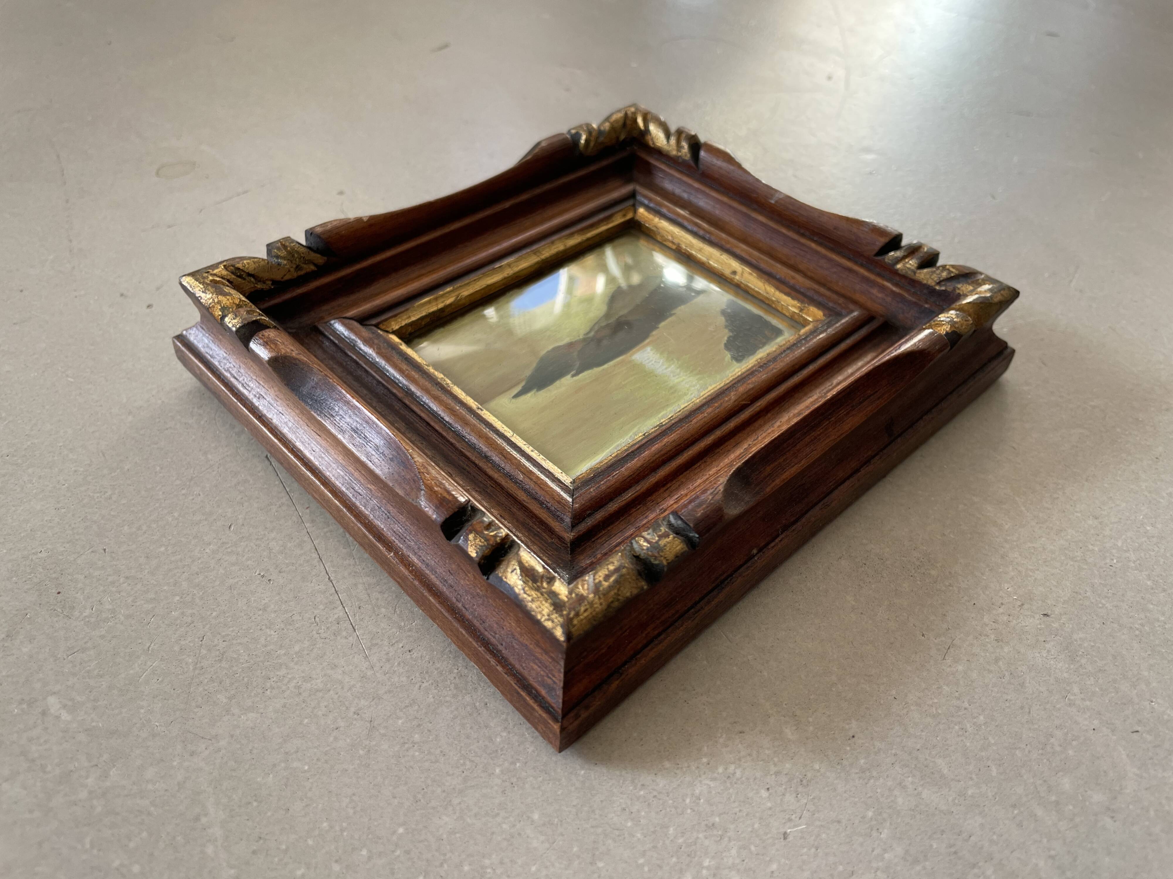 Tableau miniature sur métal