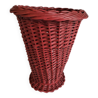Rattan plant pot