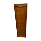 Oak notary curtain cabinet