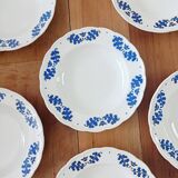 Set of 6 Boch oak leaf soup plates