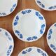 6 assiettes creuses Boch feuilles de chêne
