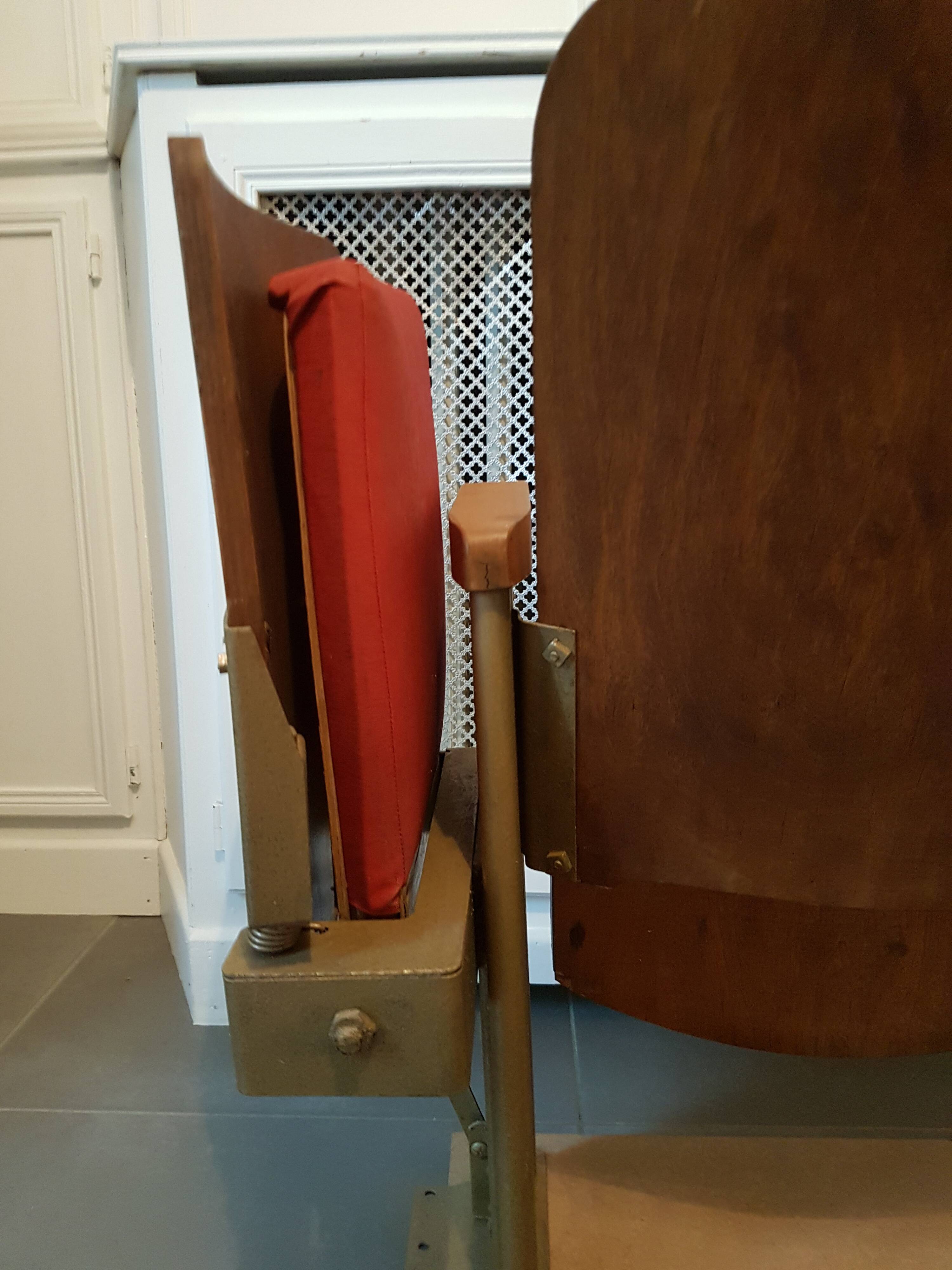 Vintage cinema seat