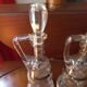 Service à liqueur en cristal émaillé 10 pièces