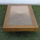 Table Basse Roméo Rega, écailles de pin, vintage 1970 Design