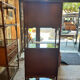 Enfilade étagère rotin vintage