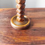 Vintage wooden lamp 1950/60 brutalist design