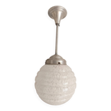 Clichy glass globe art deco pendant light