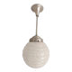 Clichy glass globe art deco pendant light
