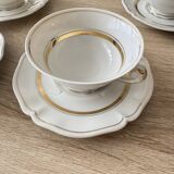 12-piece vintage coffee service from the Royal Limoges factory.