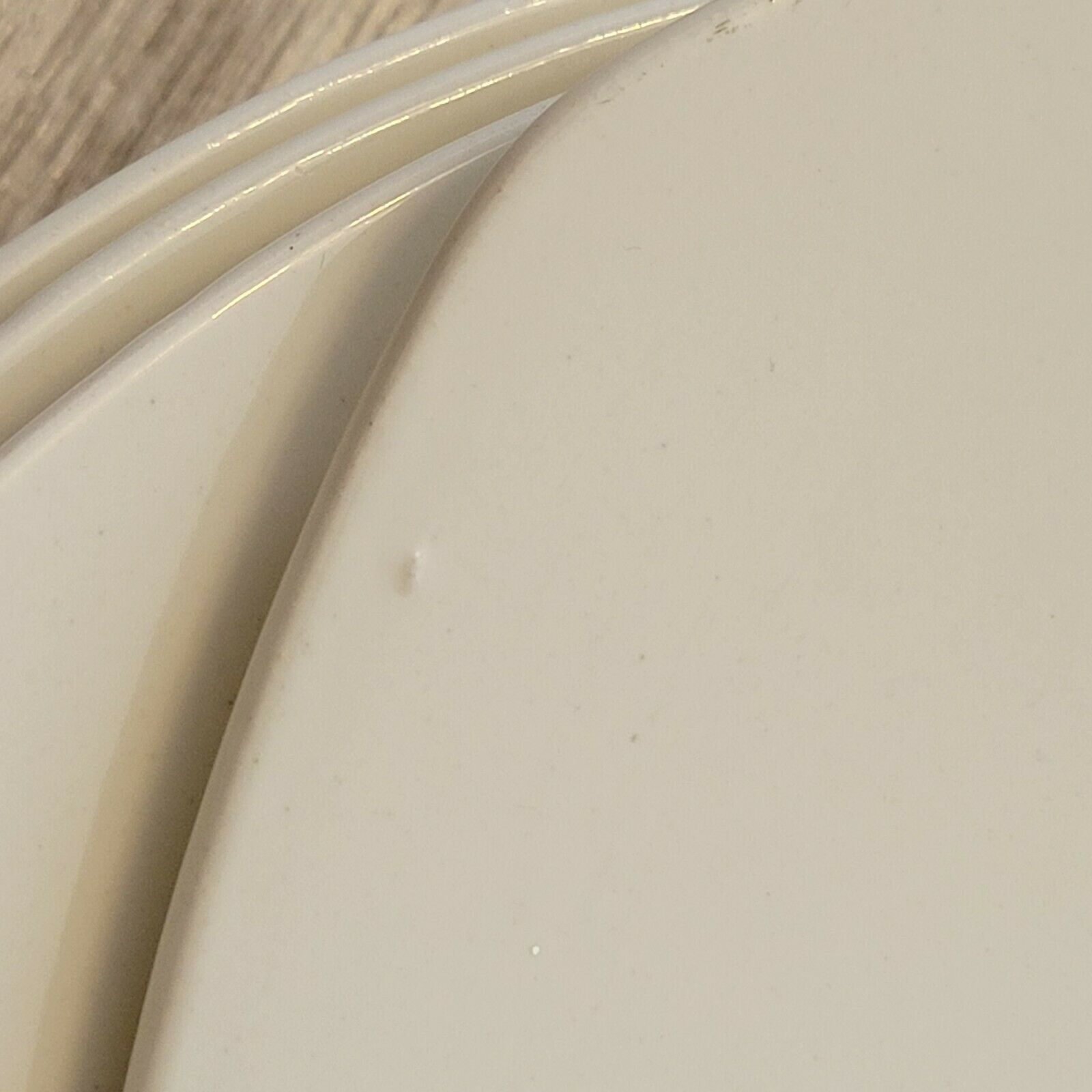 6 old fish plates in Salins earthenware France vintage oval