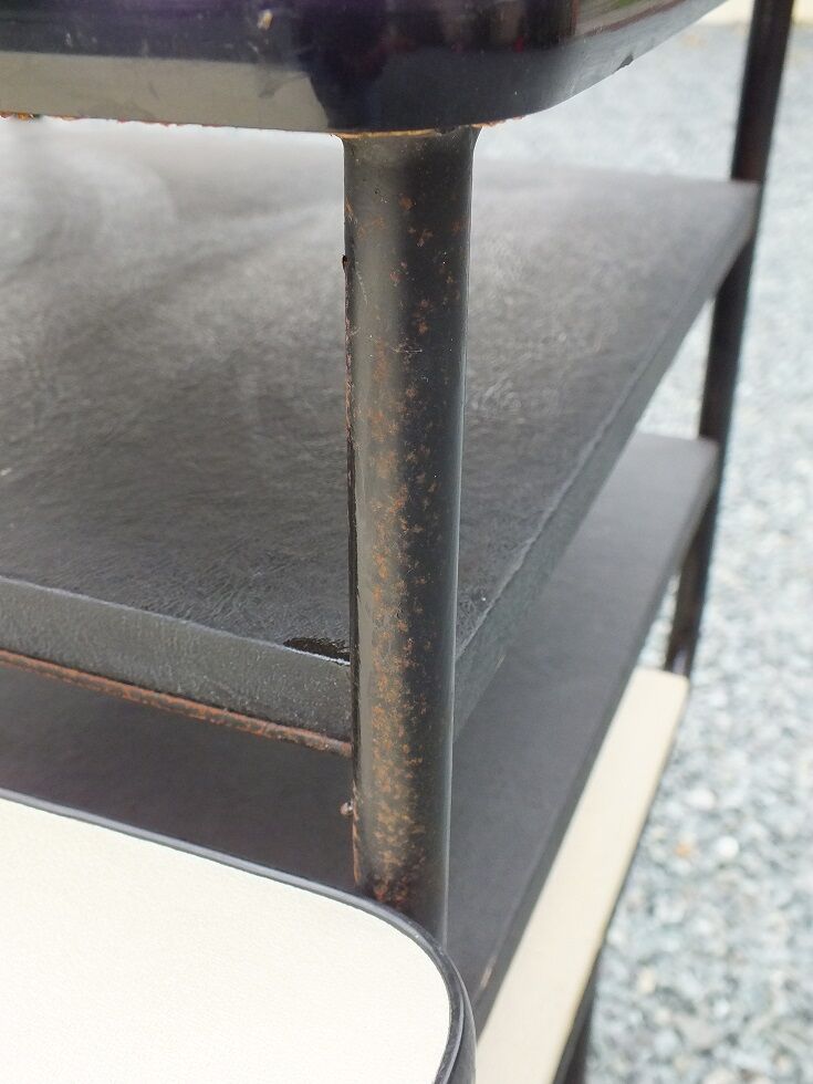 Extra furniture serving shelves years 50 black & white