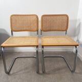 Pair of Cesca Marcel b32 Breuer chair Made in Italy