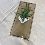 Table basse verre fumé