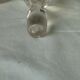 Crystal liquor decanter with canelures napoleon iii era