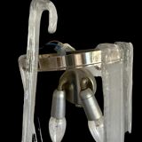 Pair of sconces " called murano waterfall " by carlo nason for mazzega