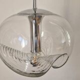 Midcentury Pendant "Wave" by Koch and Lowy for Peill & Putzler, 1960s