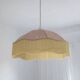 Suspension vintage parapluie imprimée avec franges D45 cm