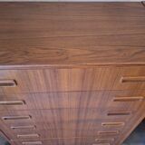 Danish teak chest of drawers by Borge Dam, 1960s